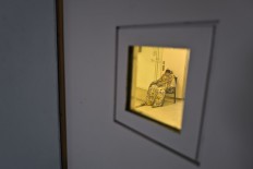 In this Tuesday, April 26, 2016 photo, Somali migrant Ijaawa Mohamed, 41, sits on a chair outside a room at the womens section of the former prison of De Koepel in Haarlem, Netherlands. With crime declining in the Netherlands, the country is looking at new ways to fill its prisons. AP Photo/Muhammed Muheisen
