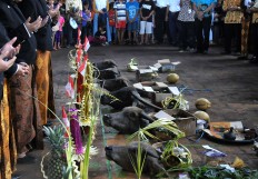 Buffalo heads are believed to symbolize the power to dispel evil spirits and bring goodness.
JP/Ganug Nugroho Adi