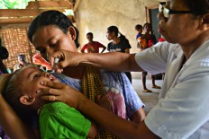 No new polio cases, but Indonesia still at risk