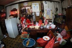 Liong Kem Wen's living room. JP/ Tarko Sudiarno