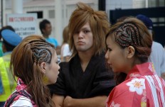 For Japanese people, the fireworks festivals are also a chance to wear unique outfits. JP/Tarko Sudiarno