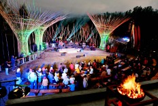 The Tengger people troupe of East Java. JP/Tarko Sudiarno
