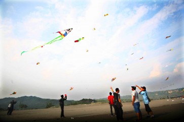 Kites festival decorates Bantul's skies