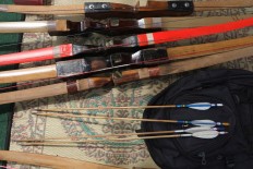 Bows and arrows in Jemparingan are made from petung bamboo and walikukun wood. JP/ Ganug Nugroho Adi