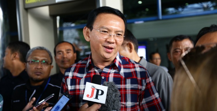 Ahok apologizes over alleged blasphemy