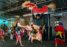 A traditional dance performance is staged to respect the ancestors of Tutup Ngisor villagers in Central Java. JP/Tarko Sudiarno