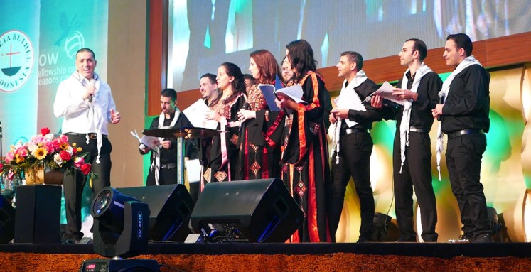 Palestine choir group performs Arabic Christmas songs