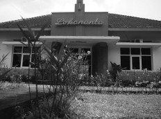 The art deco architecture of the Lokananta building now looks somewhat dull. JP/Ganug Nugroho Adi