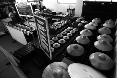 Many people believe that a gamelan set housed at Lokananta can play by itself. The name Lokananta comes from a Sanskrit word meaning a strain of gamelan music from heaven. JP/Ganug Nugroho Adi