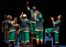  Veteran actor Butet Kartaredjasa plays the title role in Hakim Sarmin at Taman Budaya, Yogyakarta, on March 29. JP/Tarko Sudiarno