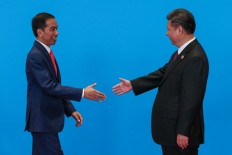 ‘Gong xi fa cai’ from President Jokowi to President Xi Jinping