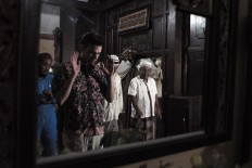 Martin becomes an imam (prayer leader) at the Al Fatah Islamic school in Yogyakarta. JP/Magnus Hendratmo
