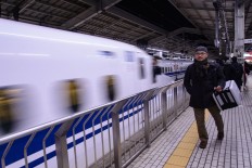 Using a special box, Rustono personally delivers his tempeh by taking a Shinkanzen train to keep his commitment to his clients. JP/Tarko Sudiarno
