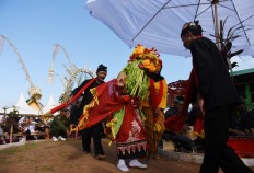 Signature dance: A dancer performs the Seblang dance while in a trance as part of an annual ritual in Olehsari village, Banyuwangi, East Java. JP/Aman Rochman