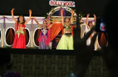 Transgender community members perform a Bollywood-style dance during the festival. JP/Aman Rochman