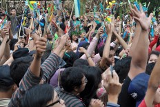 Participants of the 2017 Asian Youth Day perform a dance. JP/ Magnus Hendratmo