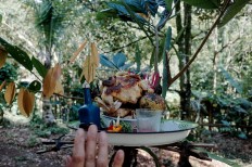The offerings for the god of plants, which is called Banten. JP/Anggara Mahendra