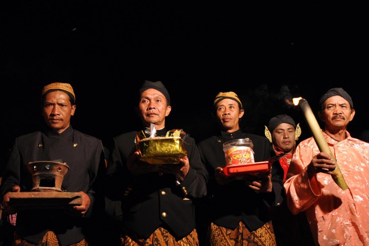 Offerings for Mount Merapi