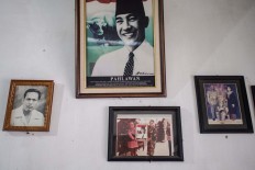 An old portrait of Sukarno is hung on the wall. JP/Anggara Mahendra