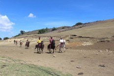 Horsemen also take part in the Fulan Fehan Festival. It was the first festival to be held in an open space bordering East Timor. JP/Djemi Amnifu