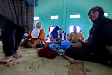 Around 500 villagers were displaced from their houses by the floods in Bantul regency. JP/Aditya Sagita