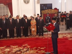 Commentary: 'Minor reshuffle' and Jokowi's own political survival