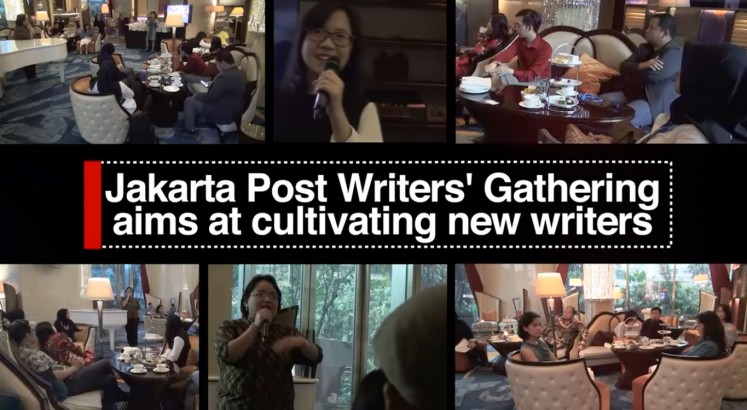 Jakarta Post Writers' Gathering aims at cultivating new writers 