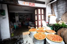 The exterior of Bak Cang Kue Mangkok in Tukangan, Yogyakarta. JP/Boy T. Harjanto