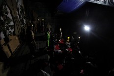 The situation backstage. JP/Aditya Sagita