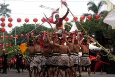 A scene of the Adeging Kutha Sala (the establishment of Surakarta) colossal dance. JP/Maksum Nur Fauzan
