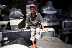 Supriyono works at Zigma workshop as a repairman. JP/Boy T. Harjanto