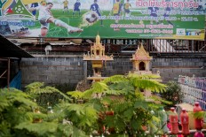 A spirit house in Chiang Mai, Thailand. JP/Anggara Mahendra