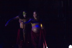 The Bali Jawi dance, choreographed by Angger Asmorotejo, is performed at the ArtJog in the Jogja National Museum in Yogyakarta, on Sunday, May 27, 2018. JP/Tarko Sudiarno