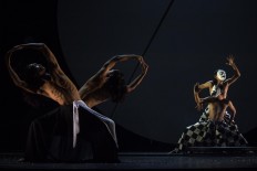 Dancers present Bali Jawi, which depicts the lives of humans. JP/Tarko Sudiarno