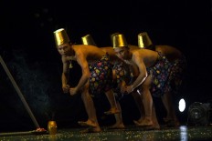 Anters dancers perform another part of the Bali Jawi repertoire. JP/Tarko Sudiarno