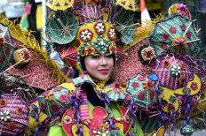 A total of 36 participants take part in the carnival, which also commemorates Klaten’s 214th anniversary. JP/Magnus Hendratmo