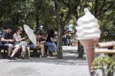 Ice cream is a favorite during the summer. JP/Rosa Panggabean