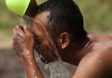 Mud soccer commemorates Independence Day