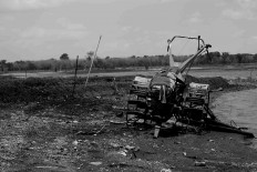 A tractor is used to plow the land. JP/Maksum Nur Fauzan