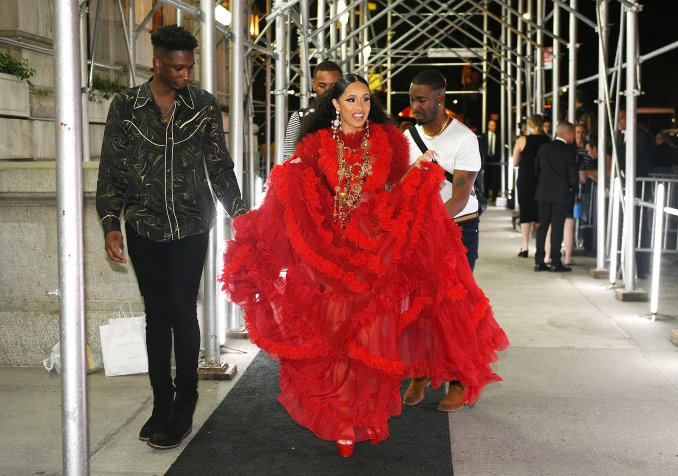 Cardi B at Harper's BAZAAR Celebrates 'ICONS By Carine Roitfeld' at the Plaza Hotel on September 7, 2018 in New York City. 