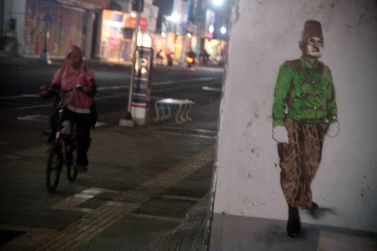 Surakarta’s instant mural exhibition