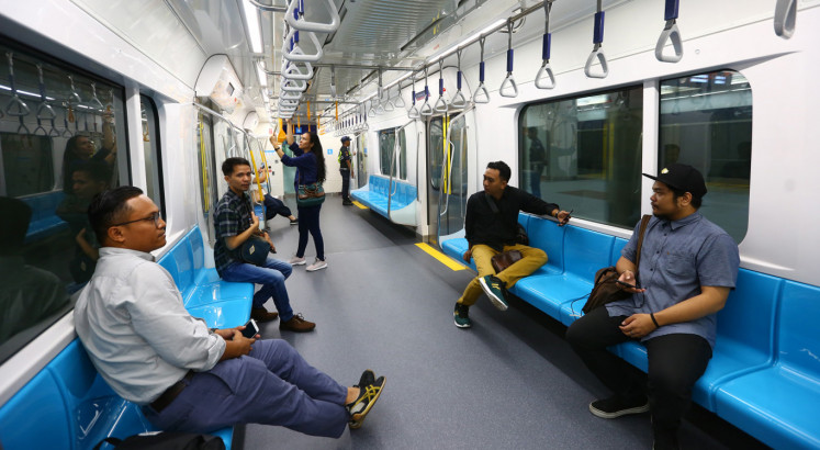 MRT Jakarta targets 285,600 passengers in public trial run