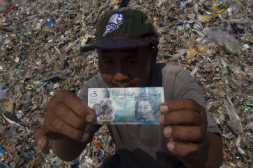 Bangun, a village built from imported waste