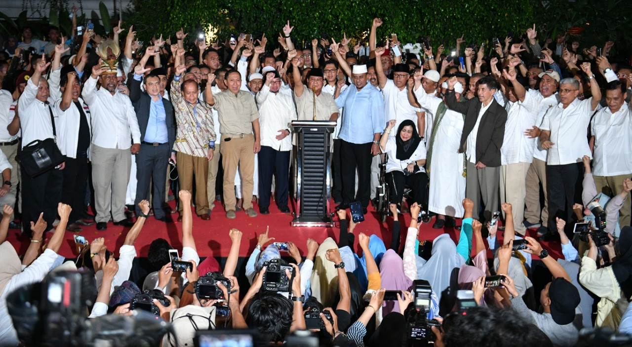 'We have already won,' Prabowo claims