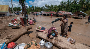 Thousands flee flash flood in Sigi regency, Central Sulawesi