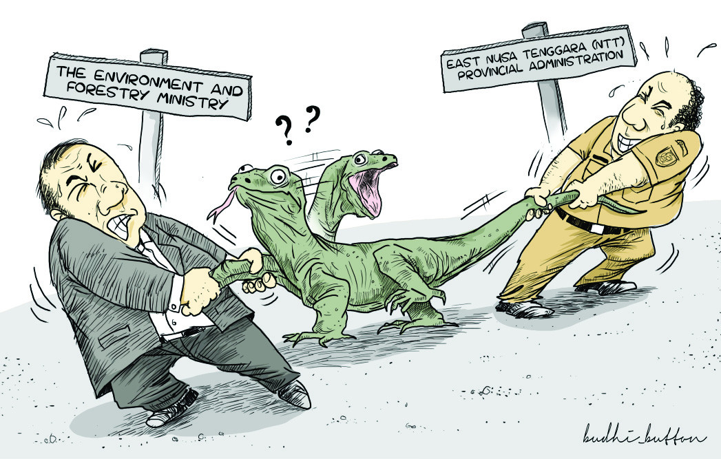 Tug of war over Komodo National Park