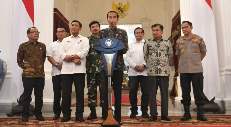 President Jokowi warns of ‘stern actions’ against rioters