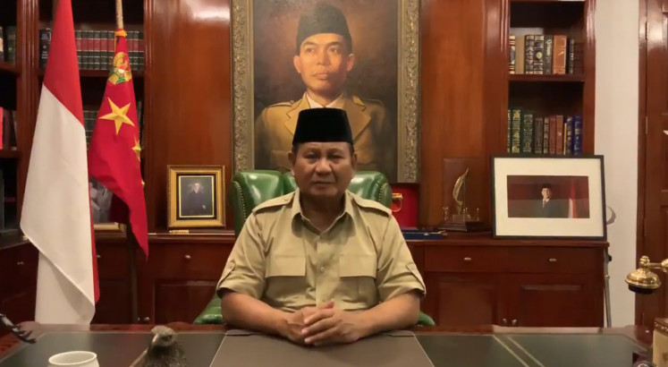 Put your trust in the law: Prabowo 