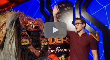 Tom Holland promotes ‘Spider-Man: Far From Home’ on first visit to Bali