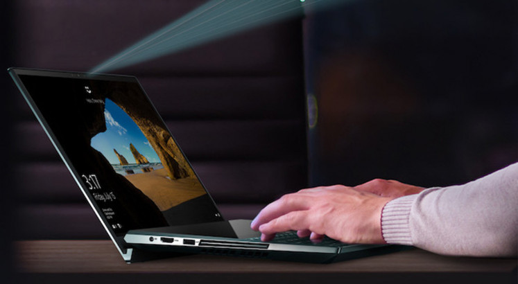 Asus debuts laptop with three screens, full-size mechanical keyboard